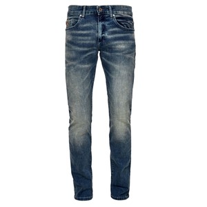 Custom Men's Slim Fit <b>Stretch</b> <b>Denim</b> Jeans Enzyme Wash Casual Summer Knitted Durable Eco-Friendly Breathable Mid weight Zipper - Product Image 1