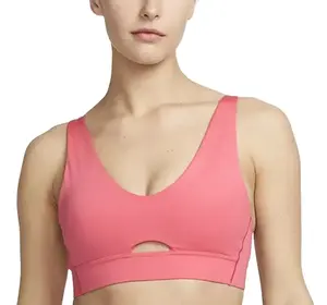 Woman Racer Back Compression Exercise Sports Bra Training wear polyester Fitness Breathable Running Yoga Compression Bra Women
