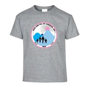 เฮเทอร์ เกรย์เสื้อยืดแขนสั้นสำหรับเด็กวัยหัดเดิน พิมพ์ลายโลโก้รอบคอกลม เสื้อยืดแฟชั่นน้ำหนักเบาแบบลำลองสำหรับเด็กชายและเด็กหญิง - Product Image 1