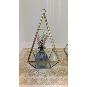 Modern Customizable Color Terrarium Geometric Glass Greenhouse Planter Decorative Tabletop <b>Vase</b> for Christmas Home Decoration - Product Image 6