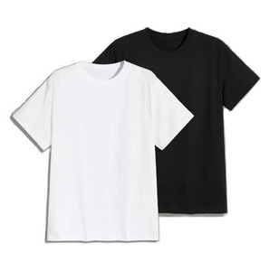 Camiseta CVC de Manga Corta para Hombre, 180g, Color Sólido, con Logotipo Bordado Personalizado, Precio de Fábrica China Bangladesh, OEM - Product Image 1