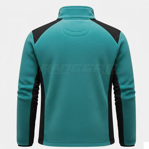 Veste polaire en tissu respirant, coupe confortable, fermeture éclair intégrale, pour usage extérieur en hiver. Veste polaire d'hiver. - Product Image 2