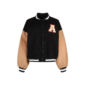 Chaquetas Varsity para Mujer, Cuello Alto, Lona Estampada, Impermeables, Resistentes al Viento, Reversibles, Ropa Casual de Invierno, OEM Personalizable, Nailon - Product Image 2