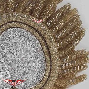 Epaulettes Antiguas Napoleónicas de Lujo, Ecológicas, Bordadas a Mano, Vintage, Elegantes, para Ceremonias - Product Image 3