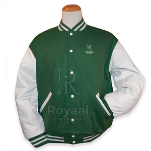 แจ็คเก็ตเลเธอร์เลตเตอร์แมนแขนหนังขายดี แฟชั่นใหม่ กันลม ราคาส่ง แจ็คเก็ตเลเธอร์เลตเตอร์แมนแขนหนังสำหรับฤดูหนาว - Product Image 3