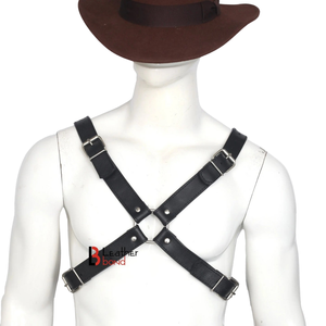 Cuero Genuino de Vaca Perforado con Hebillas Ajustables - Product Image 1