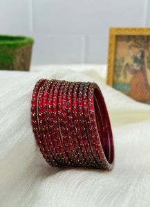 AM IMPEX KP-100 Bracelets pour femmes en acier inoxydable et alliage de cuivre, faits à la main au Pakistan, style goutte de pluie, tendance, pour mariage, style cachemiri - Product Image 3