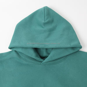 Dropshipping Sweat à capuche en coton French Terry double couche personnalisé pour homme, poids lourd 600 g/m² - Product Image 4