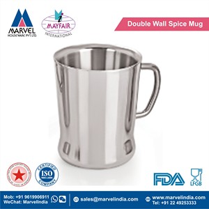 แก้วมัคเครื่องเทศติดผนังสองชั้น,แก้วสเตนเลสสตีลไม่แตกหักทนทาน - Product Image 2