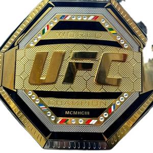 Cinturón de Campeonato Mundial UFC Legacy con Cuero Vacuno Resistente al Agua y Hebilla Automática de Aleación 3D - Product Image 2