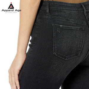Pantalones Vaqueros de Mujer de Último Diseño a Precio Razonable para Venta en Línea, Color Sólido, Múltiples Bolsillos - Product Image 5