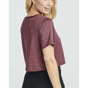 T-shirt court oversize streetwear pour femme, populaire en Europe, vêtement décontracté en coton, fabricant et fournisseur OEM - Product Image 4