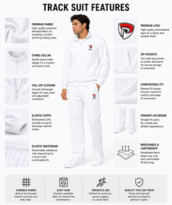 DUMELA New Design Custom Fitted Unisex Winter Solid Printed Streetwear Lightweight Elastic Waist <b>Knee</b> Track Sweat Suit Half-zip - Product Image 5