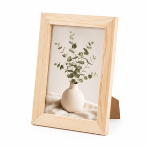 Wholesale Natural Solid Wood Photo <b>Frame</b> Eco-Friendly Tabletop <b>Picture</b> <b>Frame</b> Custom Logo Home Decor Desktop <b>Frame</b> Bulk - Product Image 1