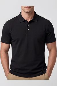 Polo décontracté respirant à manches courtes pour homme, idéal pour les voyages d'affaires et les trajets quotidiens, infroissable, facile d'entretien, tissu sans repassage - Product Image 2