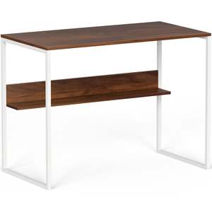 Best Seller Corbyn Solo Engineered Wood Study and <b>Computer</b> Laptop Table for Home or Office, WFH <b>Desk</b>, with Shelves Storage - Product Image 4