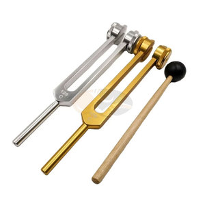 ชุดส้อมเสียงจักระอะลูมิเนียมและพลาสติก JACKBILLY ENT Instruments ความถี่ 512Hz และ 128Hz สำหรับการวินิจฉัยทางการแพทย์ - Product Image 1