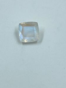 <b>Rainbow</b> Moonstone Cabochon Faceted Oval Cut Natural Gemstone 4.62Cts 10.50x10.50MM - Product Image 4