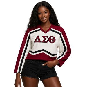 Maglia da Hockey Delta Sigma Theta per Donne, Vestibilità Comoda, Qualità Premium, Abbigliamento Sportivo per Confraternite Greche - Product Image 1
