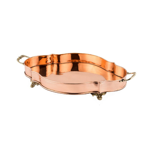 Pure Copper Hammered Food Serving <b>Tray</b> For Home Hotel And Restaurant Use Tabletop Snacks & Drinks Serving <b>Trays</b> - Product Image 3