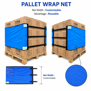 Filet de protection translucide soluble dans l'eau pour palettes, prix usine, respectueux de l'environnement, sac de rembourrage protecteur pour - Product Image 5
