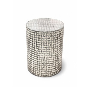 ILAHI's Bone Inlay <b>Table</b> Modern Design Agate Detailing Storage Portable Home Furniture - Product Image 1