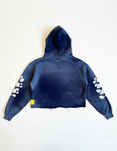 Nouveau style, meilleur matériau, pull à capuche court imprimé sur mesure, prix bas, fabricant de premier plan, sweat à capuche délavé pour homme - Product Image 3
