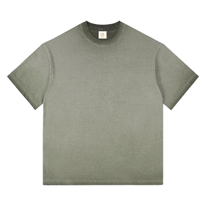 Camisetas Extra Grandes de Algodón Vintage con Lavado Ácido de 320g, Camisetas Personalizadas de Alta Calidad para Hombre, Estilo Road Racing - Product Image 4