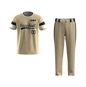 Camiseta de Béisbol QST 100% Poliéster Estampada a Rayas, Uniforme de Béisbol con Color Personalizado, Camiseta de Béisbol Personalizada, Ropa Deportiva OEM - Product Image 6