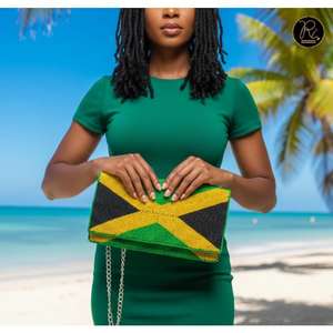 Pochette de Soirée Perlée Faite Main de Luxe pour Femme, Broderie de Perles, Sac de Mariage, Accessoire de Mode Ethnique - Product Image 5