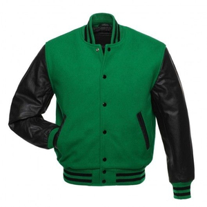 เสื้อแจ็คเก็ตวาร์ซิตี้ขนสัตว์ Stonefield รุ่นใหม่สำหรับผู้ชาย - สไตล์สตรีทแวร์ แขนยาว คอตั้ง ดีไซน์ลายเรขาคณิตและลายการ์ตูนแบบปะติด - Product Image 3