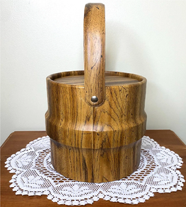 Seau à glace en bois personnalisé, nouveau design, fait main, avec bord en laiton, vente chaude - Product Image 4