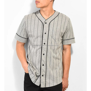 2024 Vente en gros maillot de Baseball pour hommes vêtements de sport boutonnés personnalisés avec Techniques imprimées par Sublimation PayPal Vente vérifiée - Product Image 1