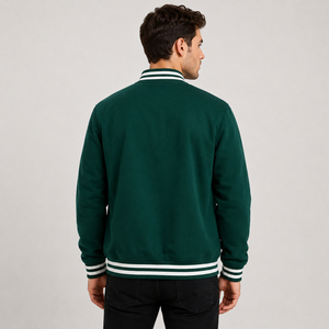 Wholesale Price OEM Custom Logo Color Long Sleeve Casual Varsity <b>Jacket</b> Men Baseball <b>Jackets</b> Eco-Friendly Varsity <b>Jacket</b> For Men - Product Image 2