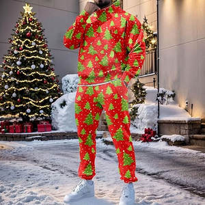 Ensemble de survêtement sportif pour homme en coton 100% avec capuche, pantalon de jogging imprimé sur mesure OEM, streetwear, vente en gros - Product Image 3