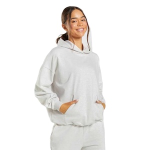 Sudaderas Vintage Lavadas al Ácido para Mujer, Tejido Grueso de 400g, Impresión de Logotipo Personalizado, Sudaderas Extra Grandes Negras Lavadas al Ácido para Mujer - Product Image 1