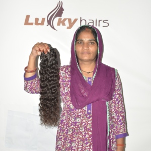 100% Cheveux Humains Indiens Remy Hydro Lock, Texture Vapeur, Coupe Droite, Bouclés Profonds, Paquets de Cheveux à Double Trame Faite à la Machine, Non Frisés, Tissage Direct - Product Image 5
