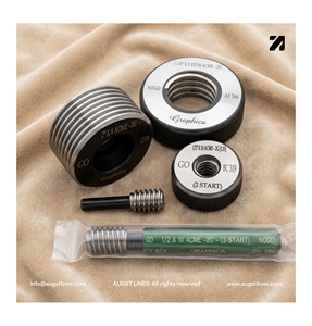 Calibrador de Roscas ACME 2G/3G | 2"X4 ACME | 3"X2 ACME | 4"X2 ACME | 5"X2 ACME | 1.1/4"X5 ACME | Proveedor de Calibradores de Rosca ACME de 1.1/2"X4, ISO/ASME - Product Image 1