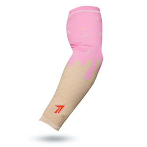 Mangas de compresión anti UV refrescantes para brazos, protección solar de verano, para béisbol, fútbol, ciclismo, transpirables, ligeras, personalizables - Product Image 2