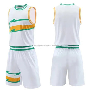 Conjunto de Uniformes de Baloncesto Personalizados por Sublimación para Hombre, Niño y Joven, Transpirables, Ligeros, de Secado Rápido, Uniformes Profesionales para Equipos - Product Image 2