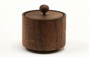 Wooden Spice <b>Jar</b> <b>Storage</b> Container Wooden Lid 250mL Capacity Eco-Friendly Durable Seasoning Canister <b>for</b> <b>Kitchen</b> Countertop - Product Image 2