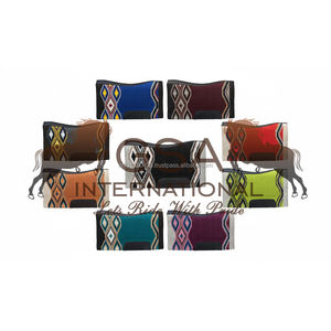 Almohadilla de sillín de contorno de lana 34x36 tejida a mano 100% forro polar de lana de Nueva Zelanda ecuestre occidental para competición y entrenamiento - Product Image 5