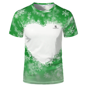 T-shirt personnalisé pour homme, coupe ajustée, sublimation, design imprimé, manches courtes, spandex/polyester, vêtements décontractés, respirant, séchage rapide, été - Product Image 1