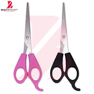 Ciseaux de barbier professionnels avec manche en plastique, ciseaux à cheveux en acier inoxydable, lame tranchante, outil de coiffure de salon, logo OEM - Product Image 6