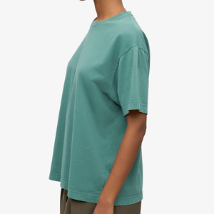 Camiseta de Gran Tamaño para Mujer, Informal, Transpirable, de Alto Rendimiento, con Diseño Personalizado, de Manga Corta, Hecha de Algodón - Product Image 5
