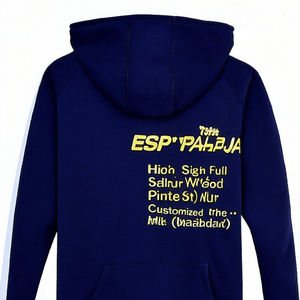 Sudadera con Capucha de Invierno de Alta Calidad, Corte Ajustado, Manga Larga, para Hombre, Impresión Personalizada, Color Sólido, en Bangladesh - Product Image 3