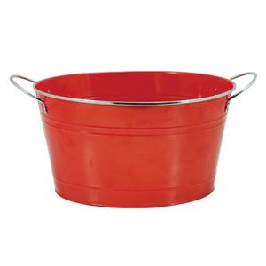 Bac à boissons personnalisable pour le refroidissement du champagne et du vin, grande capacité, en fer galvanisé, avec poignées, prix usine - Product Image 5