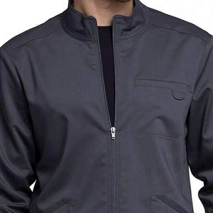Chaquetas de Enfermería con Logotipo Personalizado al por Mayor, Chaquetas Grises para Hospital, Uniformes Médicos para Hombres - Product Image 5