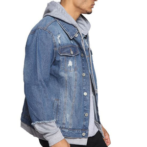 2025 Men's Loose Fit Casual Wear Best Style <b>Denim</b> <b>Jackets</b> for Unique Style Washed Hot Selling Wholesale <b>Denim</b> <b>Jackets</b> - Product Image 3