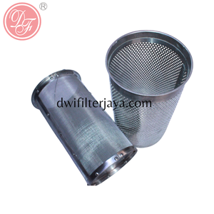 Equipo de Filtración Industrial, Cesta de Filtro de Placa Perforada con Malla Metálica Interna para Filtración y Purificación de Agua de Mar - Product Image 2